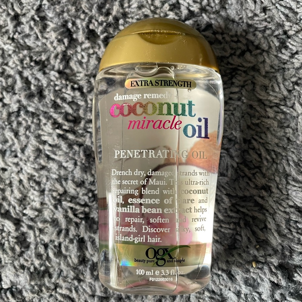 NWT OGX extra strength damage remedy coconut miracle oil